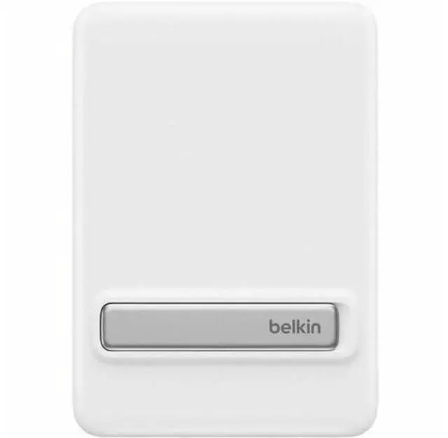Main image of Belkin BoostCharge Slim Magnetic Power Bank 5K with Qi2 White Kickstand