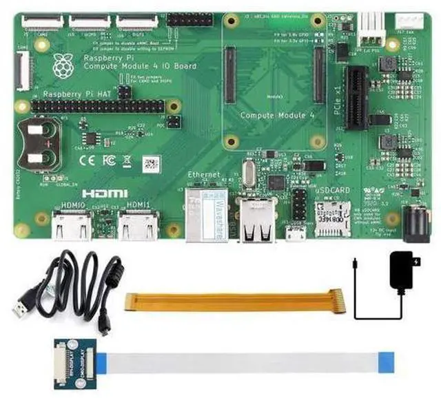Main image of for Raspberry Pi Compute Module 4 IO Board Development Platform and Reference Base-Board Design for CM4 with Cables @XYGStudy