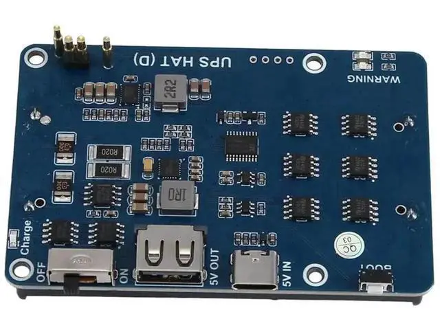 Alt view image 5 of 7 - Power UPS Module Power Supply Module For Raspberry Pi Uninterruptible Capacity Thimble Charge Discharge 5V Output Power Module