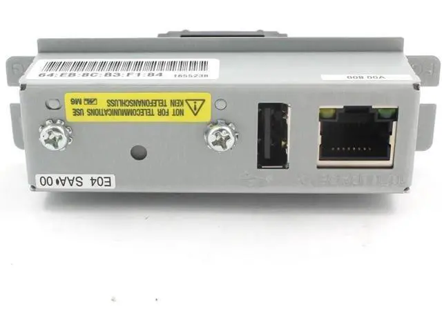 Alt view image 4 of 7 - Fast Ethernet Interface Module C32C881008 Designed For Use With UB E04 Print Servers And Accessories