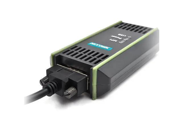 Alt view image 5 of 7 - PLC Programming Cable Interface Applicable to Siemens S7 200/300/400 ET200 and 840D CNC, 6ES7972-0CB20-0XA0 USB-MPI+ PC USB-PPI
