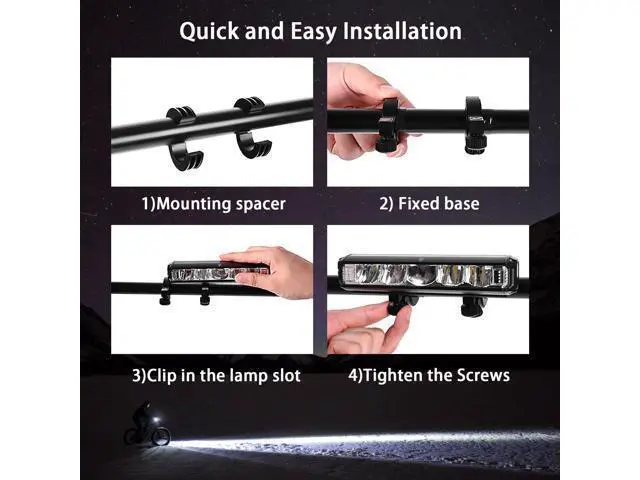 Alt view image 7 of 7 - Super Bright LED Bike Light, USB Rechargeable Bicycle Headlight-5 Modes, Waterproof Bike Headlight, Waterproof Bike Headlight,Daytime Running Light,MTB Off-Road Cycling Commuting 1