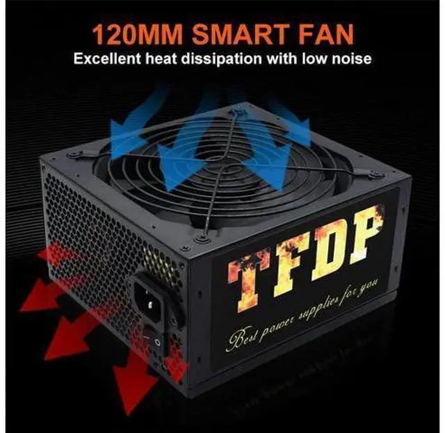 Main image of 850W 80 PLUS Gold Full Modular ATX Power Supply For Desktop Computers Lower Energy Consumption 120mm Fan With Low Noise