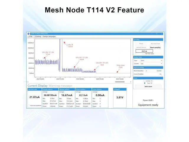 Alt view image 4 of 7 - Mesh Node T114 V2 LoRaWAN Meshtastic Board Meshtastic Tracker Nordic nRF52480 with Screen Case 1.9 TFT Display 902-928MHz with SX1262 Chip BLE WiFi Compatible with Arduino/Meshtastic