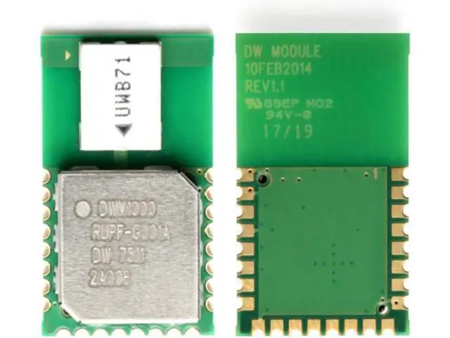 Alt view image 3 of 7 - Taidacent UWB DWM1000 Positioning UWB Positioning Module Ultra Wideband Indoor Positioning Module Ultra Wideband Location