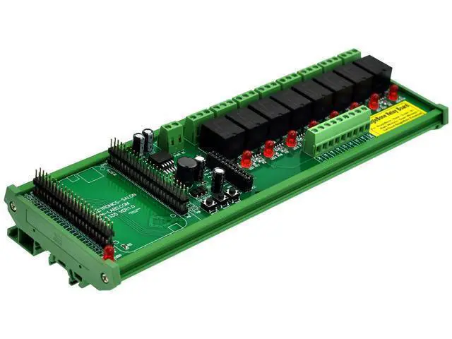 Alt view image 2 of 5 - DIN Rail Mount 8 SPDT IoT Power Relay Module for BeagleBone Black