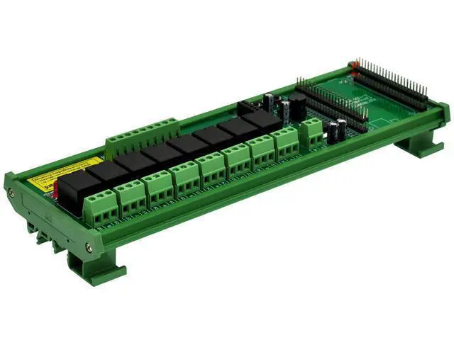 Alt view image 3 of 5 - DIN Rail Mount 8 SPDT IoT Power Relay Module for BeagleBone Black