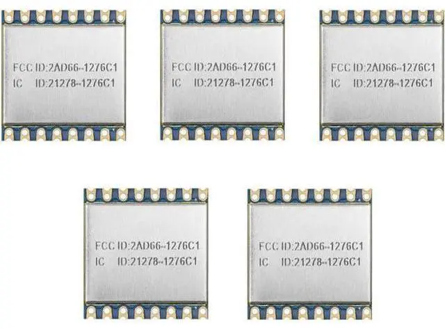 Main image of LoRa Ultra Long Range Transceiver, Compatible with RFM95W Wireless Transceiver Module 915MHz SPI Port SX1276 LoRa Module LoRa1276-C1 (5 PCS)