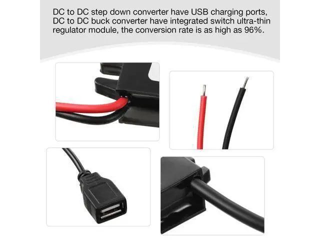 Alt view image 2 of 5 - Weewooday 8 Pieces 12v to 5v Dc Converter Buck Module USB Output Power Adapter Dc Car Power Converter Regulator