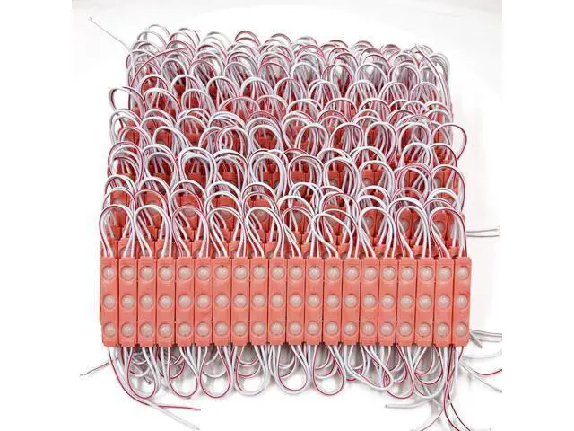 Alt view image 6 of 7 - 400 Pcs LED Module Pink Light 1.5W Storefront Decoration Lights 12V DC LED-Module Light with Tape Adhesive Backside for Inflatables Decorative Christmas Letter Advertising Signs