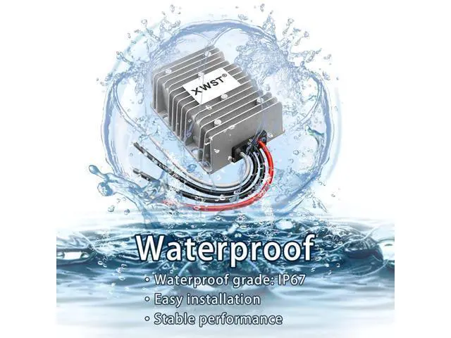 Alt view image 5 of 7 - DC DC Stabilizer 9V-36V to 24V Boost Buck Converter 20A 360W Waterproof Power Supply Auto Step Up Down Voltage Regulator 24V Volt Transformer Module