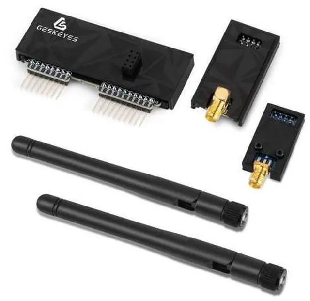 Main image of GEEKEYES CC1101&NRF24L01 Module with Antenna for Flipper Zero,GPIO Expansion Board,433MHz CC1101 & 2.4G NRF24 Module