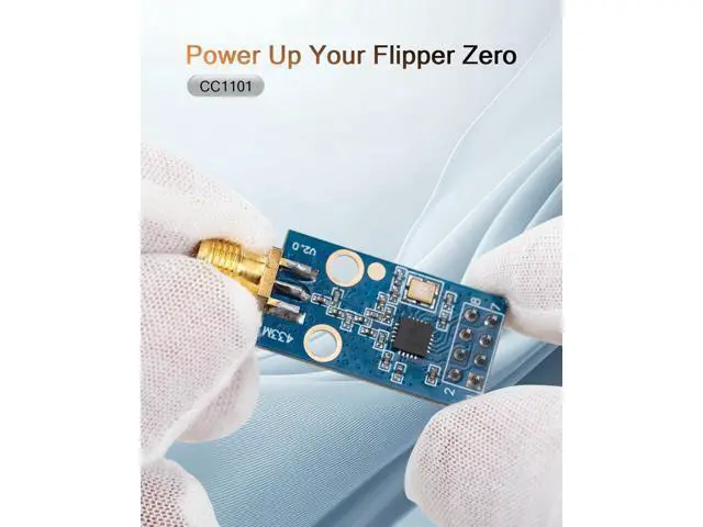 Alt view image 5 of 5 - GEEKEYES CC1101&NRF24L01 Module with Antenna for Flipper Zero,GPIO Expansion Board,433MHz CC1101 & 2.4G NRF24 Module