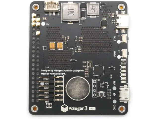 Alt view image 6 of 7 - PiSugar 3 Plus Portable Pwnagotchi Power Management for Raspberry Pi 3B/3B+/4B Model (Not Include Raspberry Pi)
