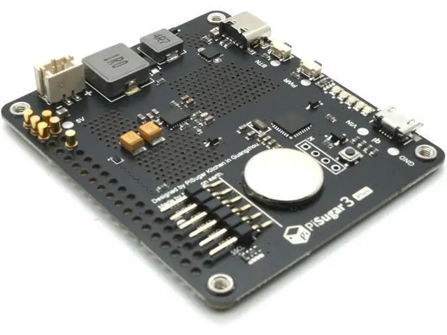 Alt view image 7 of 7 - PiSugar 3 Plus Portable Pwnagotchi Power Management for Raspberry Pi 3B/3B+/4B Model (Not Include Raspberry Pi)