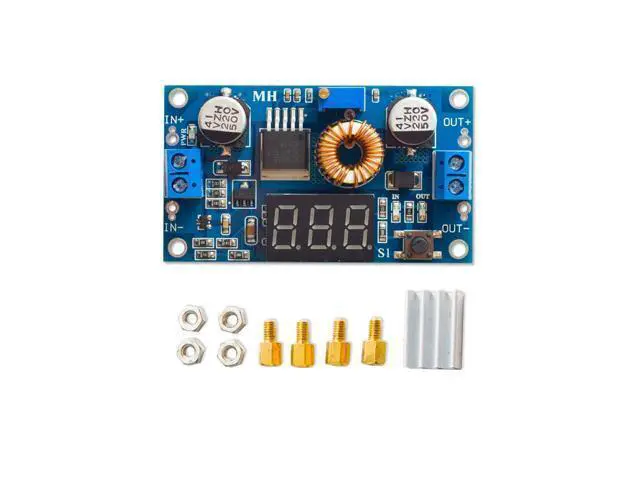 Alt view image 4 of 5 - hiBCTR 10 Packs 5A 75W DC-DC Step Power Module XL4015 with Adjustable LED Voltmeter and Free Support