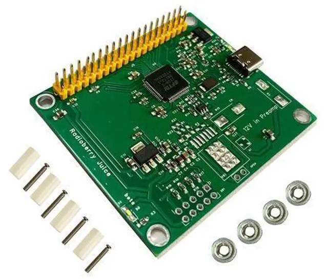Main image of AURSINC Radioberry Juice USB Board, Compatible with Radioberry, USB-to-PC, Support Console SDR (v3) / Thetis SDR/Spark SDR/Pihpsdr Windows or Linux for Software Defined Radio (SDR)