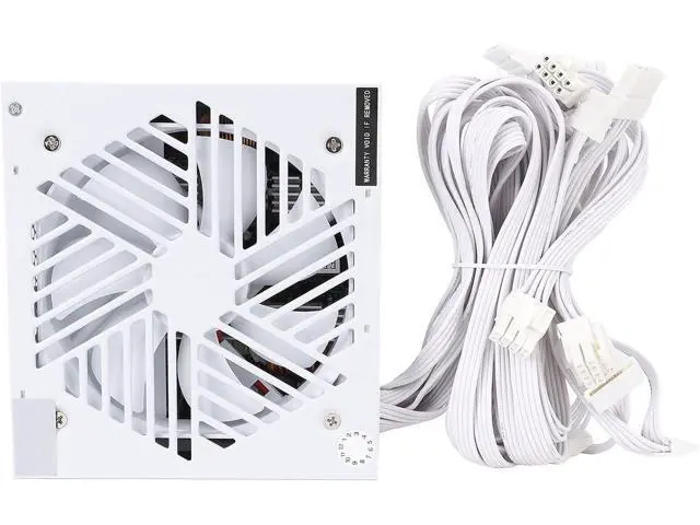 Alt view image 3 of 7 - 600W Power Supply, Computer Modular Power Supply with 120mm Fan, Smart Temperature Control, Continuous Gaming PSU for ATX Desktop Case