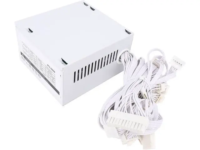 Alt view image 5 of 7 - 600W Power Supply, Computer Modular Power Supply with 120mm Fan, Smart Temperature Control, Continuous Gaming PSU for ATX Desktop Case