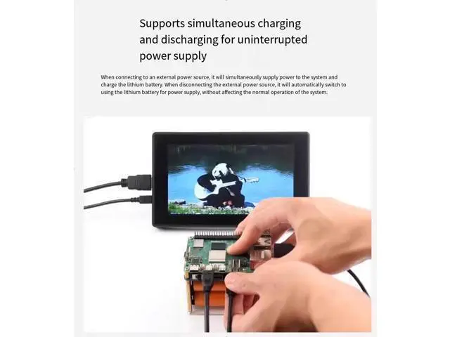 Alt view image 4 of 7 - Raspberry Pi 5 UPS Mobile Power Supply Module