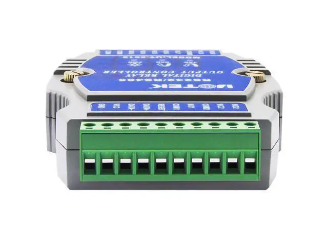 Alt view image 3 of 7 - UOTEK 8 Channel Digital I/O Controller RS-485 Opto-electronic Isolation Input Relay Output IO Adapter UT-5512