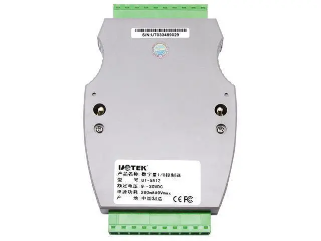 Alt view image 4 of 7 - UOTEK 8 Channel Digital I/O Controller RS-485 Opto-electronic Isolation Input Relay Output IO Adapter UT-5512