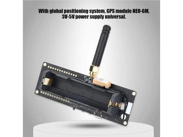 Alt view image 2 of 5 - ASHATA GPS Module Board with Battery Base, GPS Module NEO-6M Module with Digital RSSI Function, RF Wake-Up Function, for T-Beam ESP32 433Mhz REV1