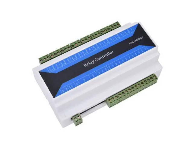 Alt view image 4 of 5 - 8 Channel Network Relay Module Remote Control Relay Device Ethernet to RS485 TCP Relay Module