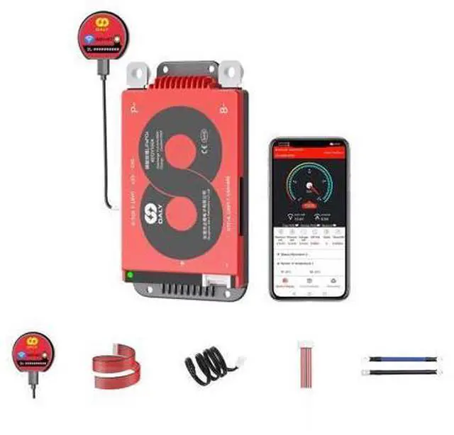 Main image of DALY Smart BMS 4S 12V 100A with WiFi Module and CAN 485 Communication Protection Board for Remote Monitoring of LifePO4 Lithium Battery Pack