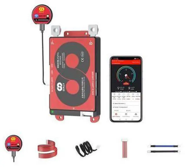 Main image of DALY Smart BMS 4S 12V 60A with WiFi Module and CAN 485 Communication Protection Board for Remote Monitoring of LifePO4 Lithium Battery Pack