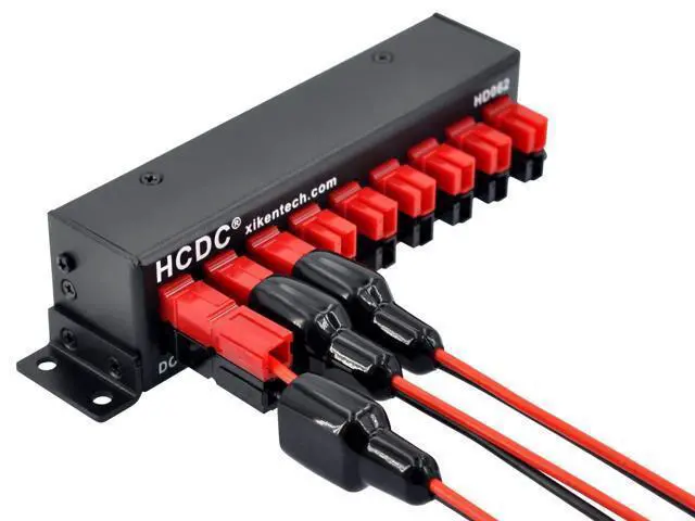 Alt view image 4 of 5 - HCDC HD062 8 Output DC Power Distribution Block Module for 15/30/45A Connects