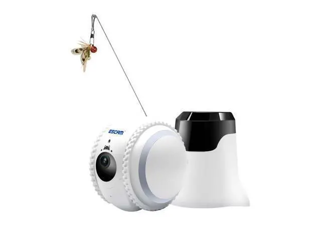 Alt view image 7 of 7 - visiPower 2MP Smart Pet Robot AI Wifi Teasing Cat Movable Camera Night Version 2-Way Audio Tumbler & mobilty Auto Return Self Charging Cat & Dog Recgmesotion Tracking Record Security Camera Cam