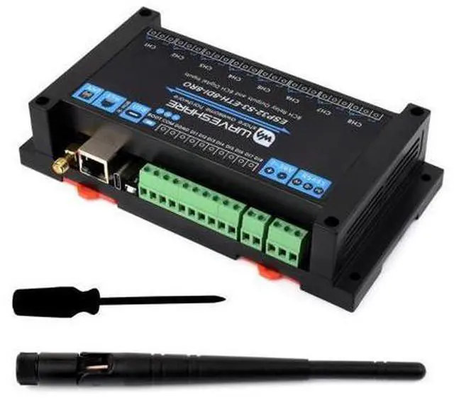 Main image of Waveshare Industrial 8-Channel ESP32-S3 WiFi Relay Module, Onboard Isolated RS485 Interface, Built-in Xtensa 32-bit LX7 Dual-core Processor, Up to 240MHz, with Multiple Isolation Protection Circuits