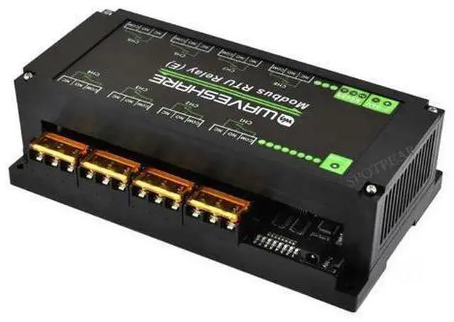 Main image of Industrial Modbus RTU RS485 8-ch 30A High Current Relay Module (E) With Digital Input