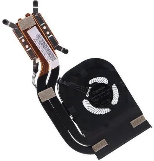 Main image of Deal4GO CPU Cooling Fan Heatsink Thermal Module 01YU011 00UR983 Replacement for Lenovo Thinkpad X1 Carbon X1C 2017 5th Gen, Black