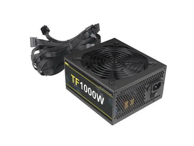 Alt view image 2 of 5 - 1000W Power Supply Full Voltage 100-240V Active PFC Gaming PSU Computer Power Supplies Non-Modular 80 Plus Gold for Desktop PC Server