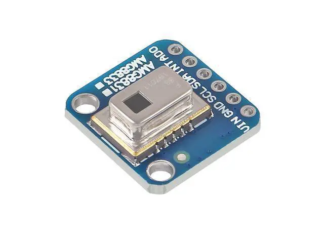 Alt view image 4 of 5 - DORHEA AMG8833 8 * 8 IR Thermal Camera Sensor Breakout Imager Array Temperature Sensor Module Grid-Eye 8x8 Infrared Camera Module Array Board IIC I2C 3-5V for Raspberry Pi AMG-8833