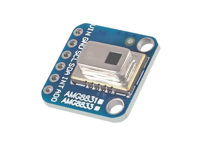 Alt view image 5 of 5 - DORHEA AMG8833 8 * 8 IR Thermal Camera Sensor Breakout Imager Array Temperature Sensor Module Grid-Eye 8x8 Infrared Camera Module Array Board IIC I2C 3-5V for Raspberry Pi AMG-8833