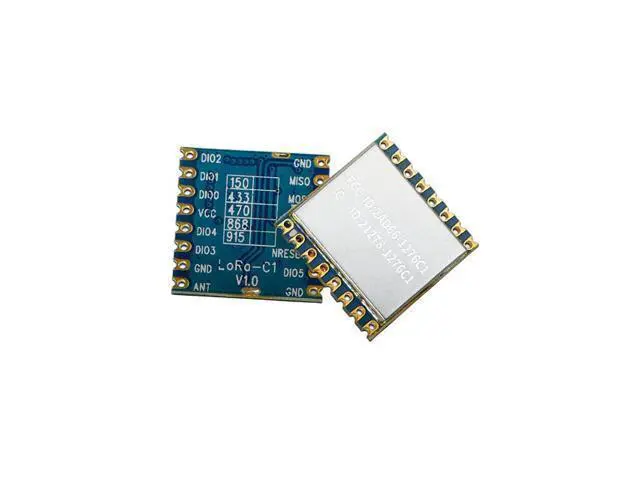 Alt view image 3 of 5 - Lubeby Smart LoRa Ultra Long Range Transceiver, Compatible with RFM95W Wireless Transceiver Module 915MHz SPI Port SX1276 LoRa Module LoRa1276-C1 (5 PCS)