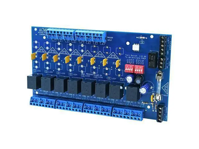 Alt view image 2 of 5 - ACM8CB-Upgraded Channel Access Power Controller Module, Compatible with Altronix ACM8CB Specifications, for Security and Access Control Systems, Supports 12-24 Volt DC Input. Sold by YABUYALI.