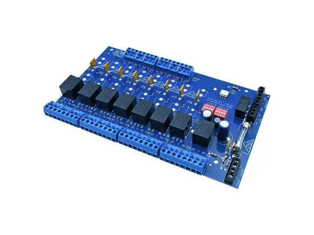 Alt view image 3 of 5 - ACM8CB-Upgraded Channel Access Power Controller Module, Compatible with Altronix ACM8CB Specifications, for Security and Access Control Systems, Supports 12-24 Volt DC Input. Sold by YABUYALI.