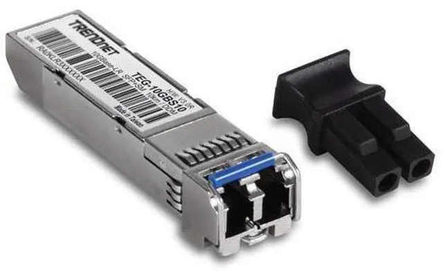 Main image of TRENDnet SFP to RJ45 10GBASE-LR SFP+ Single Mode LC Module, TEG-10GBS10, Up to 10 km (6.2 Miles), Hot Pluggable SFP Transceiver, Duplex LC Connector, 1310nm, 3.3V Power Supply, Lifetime Protection
