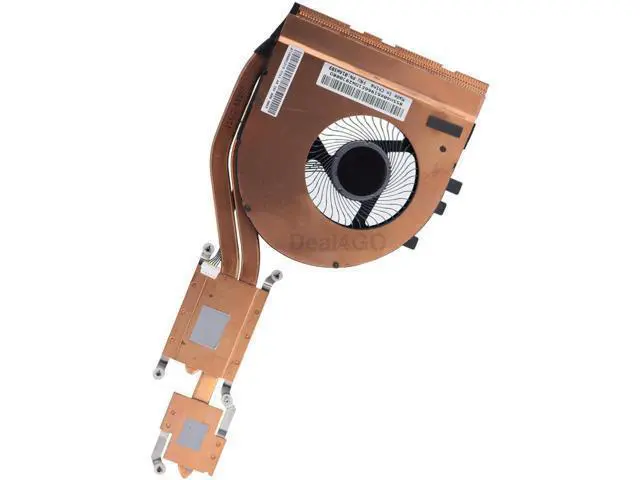 Alt view image 5 of 6 - Deal4GO CPU Cooling Fan & Heatsink Thermal Module 01AW389 01AW390 Replacement for Lenovo ThinkPad T460P T470P (DIS)