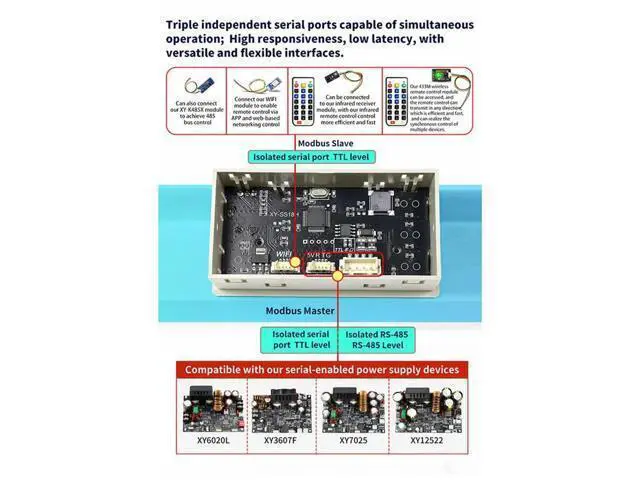 Alt view image 3 of 3 - XY8050S Adjustable Voltage Regulated Power Supply CNC DC Constant Voltage And Current Module 80V/50A 4000W