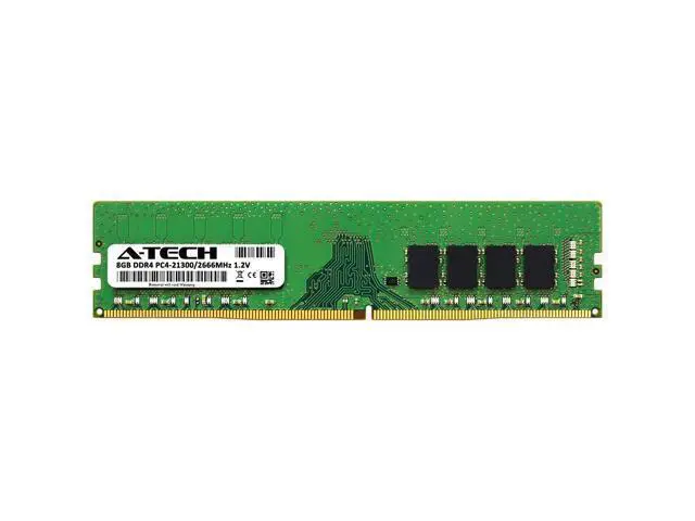 Alt view image 2 of 5 - A-Tech 8GB DDR4 2666 MHz UDIMM PC4-21300 (PC4-2666V) CL19 DIMM Non-ECC Desktop RAM Memory Module
