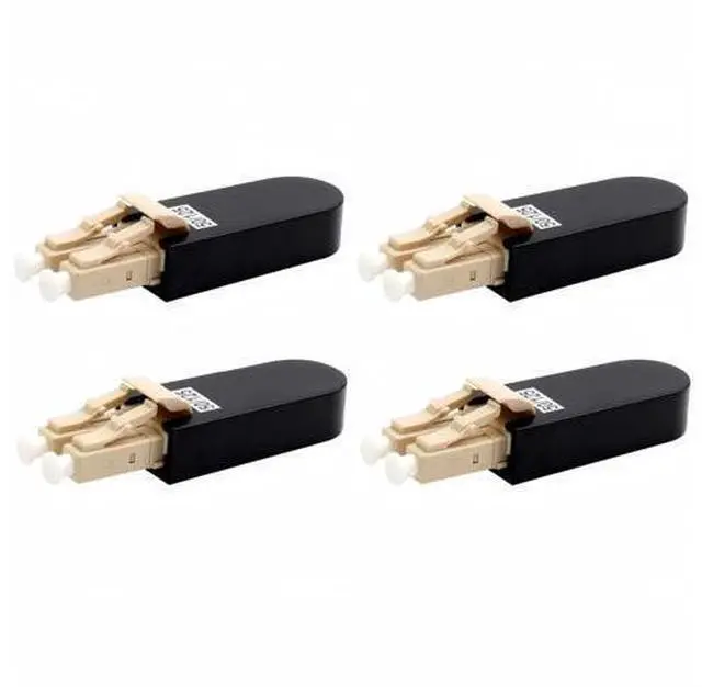 Main image of TXWTXPJ-LC Multimode 50/125m Fiber Optic Loopback Adapter,LC/UPC Multi Mode Fiber Optic Loopback Module,Loopback Adapter/Test Plug for Equipment Testing and Simulation (4)