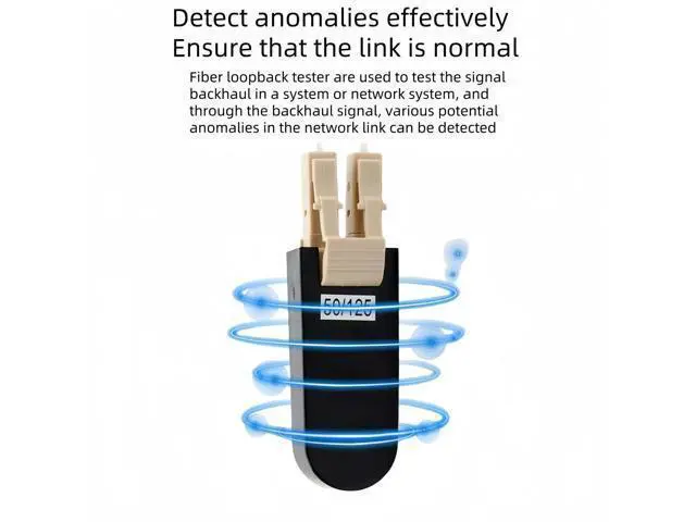 Alt view image 4 of 5 - TXWTXPJ-LC Multimode 50/125m Fiber Optic Loopback Adapter,LC/UPC Multi Mode Fiber Optic Loopback Module,Loopback Adapter/Test Plug for Equipment Testing and Simulation (4)