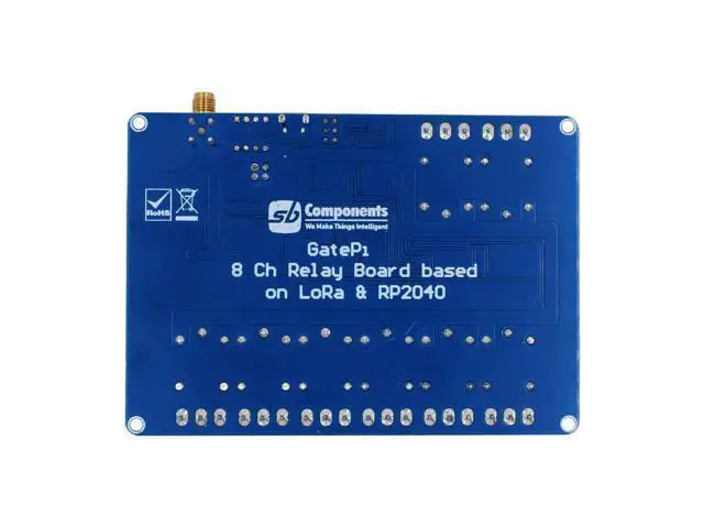 Alt view image 5 of 5 - GatePi 8 Channel - LoRa Based Relay Board 8 Channel Relay with LoRa Module Based on Raspberry Pi 2040 Smart Data Transmission LoRa Module, Transmission up to 5 KM (915MHz)