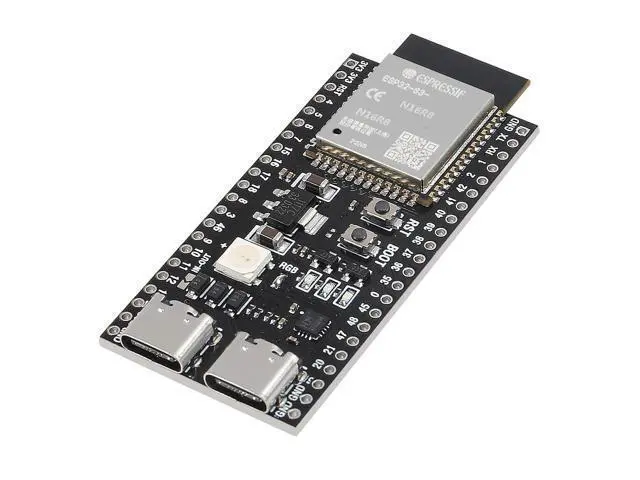 Alt view image 5 of 5 - 10PCS ESP32 ESP32-S3 Development Board Type-C WiFi+Bluetooth Internet of Things Dual Type-C Core Board ESP32-S3-DevKit N16R8 Development Board ESP32-S3 Module