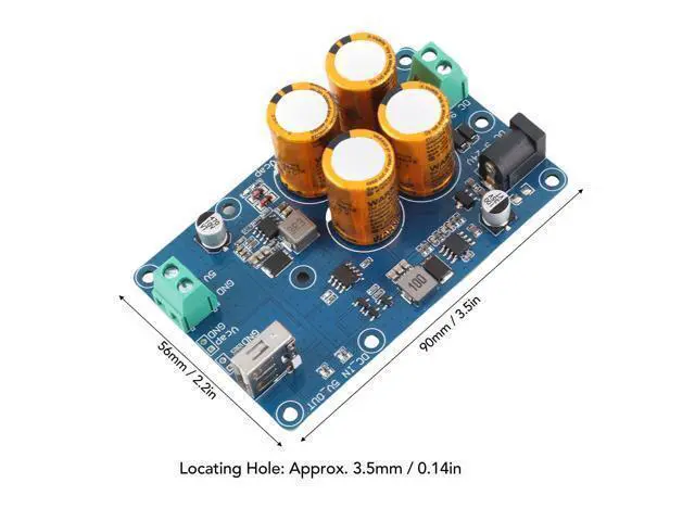 Alt view image 3 of 5 - Fockety Super Capacitor UPS for RPI Uninterruptible Power Supply DC924V Input DC5V3A Output 1060S Power Down Endurance Data Save, UPS Module Power Supply Monitoring (4S)